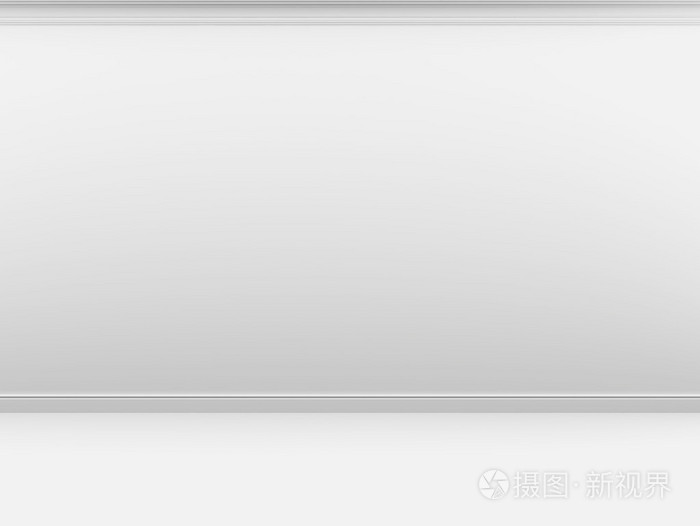 空白白墙与柱基在地板上