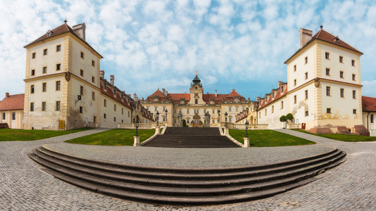 城堡，Valtice，摩拉维亚，捷克共和国
