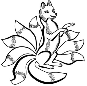 李梓熙九尾狐狸图片-李梓熙九尾狐狸素材-李梓熙九尾狐狸