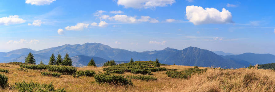 全景 Marmarosh 岭, 芒峰 Farkau