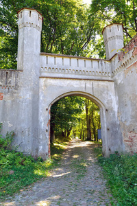 Gerdauen 锁的门。Zheleznodorozhnyj, 加里宁格勒地区