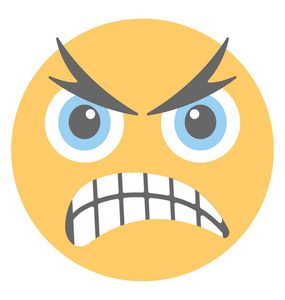 恼怒的表情图片