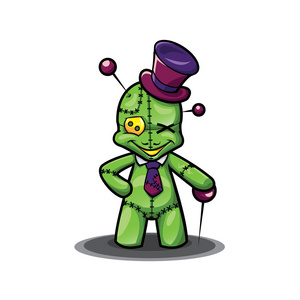 巫毒娃娃卡通图片