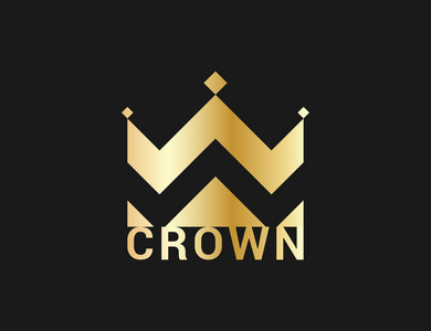 黑色背景金冠照片