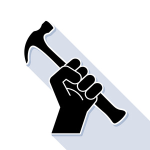 用锤子拳头符号照片