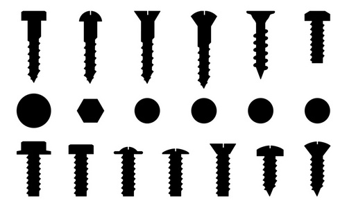 螺丝组图片-螺丝组素材-螺丝组插画-摄图新视界