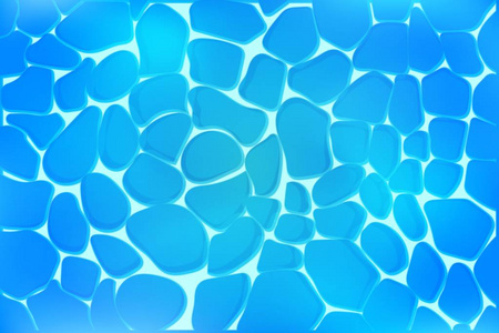 波涟漪矢量背景与水波纹.池中的涟漪.矢量插图照片