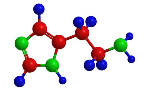 组胺分子的结构