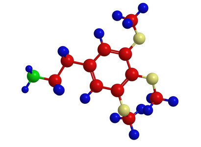 分子结构的生物碱美斯卡灵