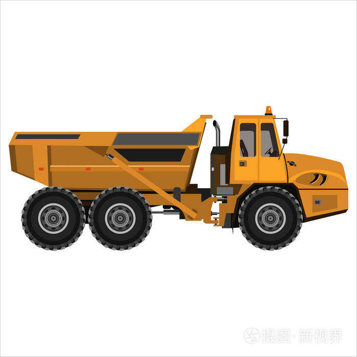 强大的铰接式的自卸车