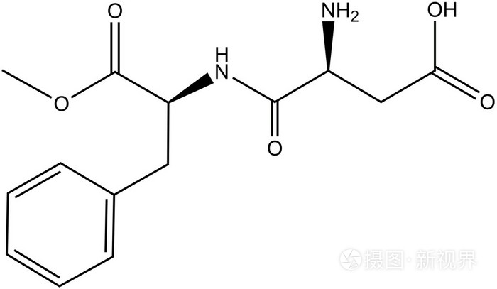 阿斯巴甜的分子结构