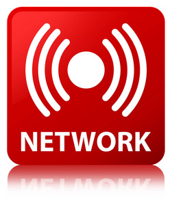 网络 信号图标 红色方形按钮