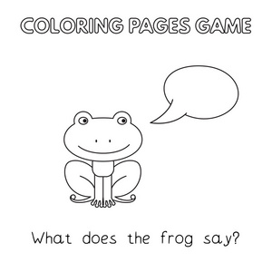 卡通青蛙着色书