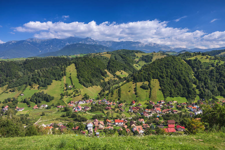 夏季高山特兰西瓦尼亚地标, 风景与绿色领域