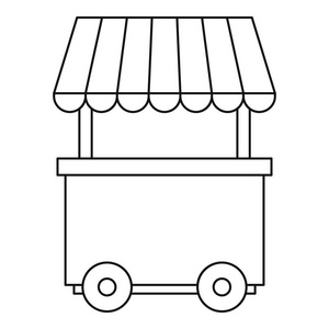 快餐车图片-快餐车素材-快餐车插画-摄图新视界