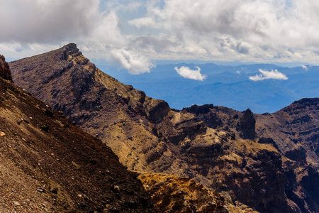 景观图的山脉在新西兰汤加里罗