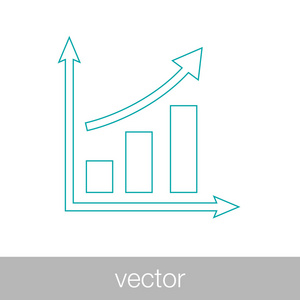 越来越多的图形图标。信息图表。图表图标。越来越多的图辛博