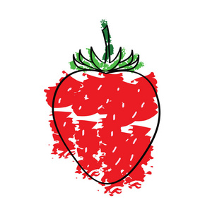 红草莓水果载体