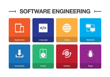 软件工程图表图标集