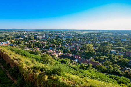 穆卡切沃，乌克兰的鸟瞰图