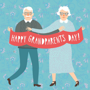 快乐的祖父母一天海报