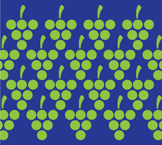 葡萄和叶子图案背景设计