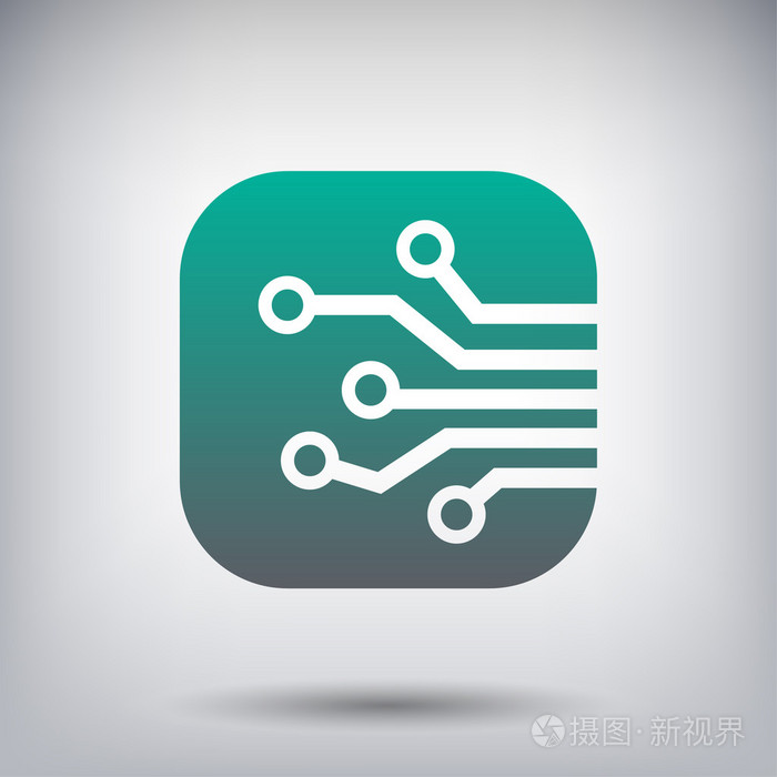 象形文的电路板图标