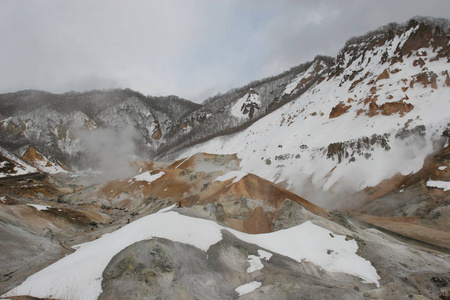 雪山下的风景