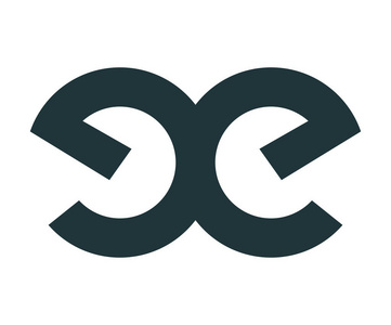 双 e 标志设计照片