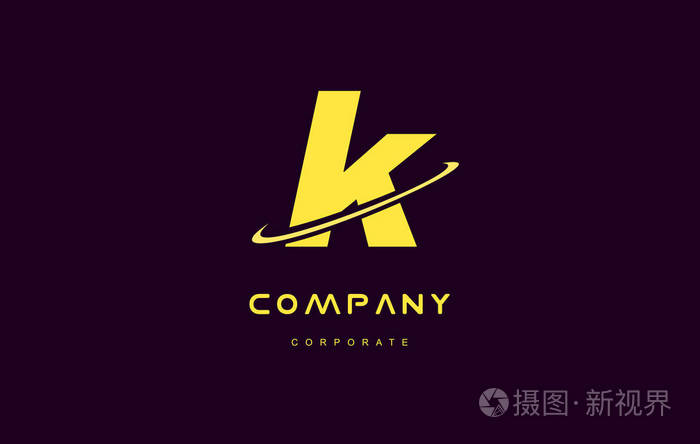 k 小字母紫色字母标志矢量图标设计