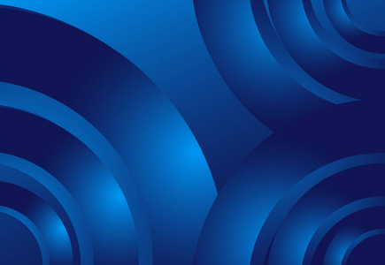 蓝色抽象层几何背景为卡片, 年营业执照