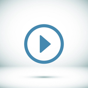 播放按钮图标照片