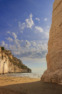加尔加诺海岸 Vieste,Apulia 意大利湾