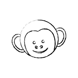 可爱的猴子卡通