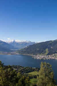 查看从 Mitterberg 到泽我见湖泽  Kitzsteinhorn