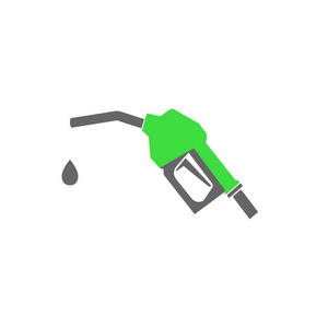燃料泵图标。加油站的标志。煤气站标志
