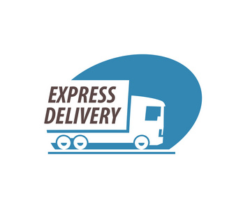 卡车矢量 logo 设计模板.卡车或交付的图标照片