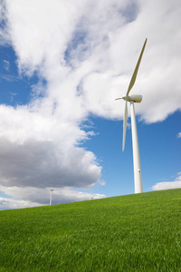 风车的电力生产，西班牙阿拉贡自治区萨拉戈萨省