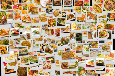世界美食拼贴图片