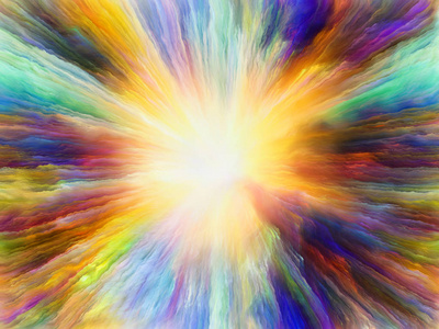 能量的颜色涡图片