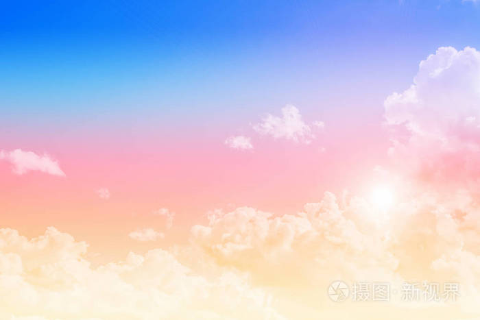 颜色天空夏天背景