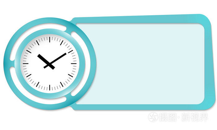 为您的文本和时钟的抽象框架