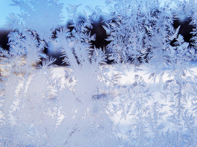 雪花模式作为冬季纹理背景