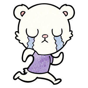 哭泣的北极熊动画片