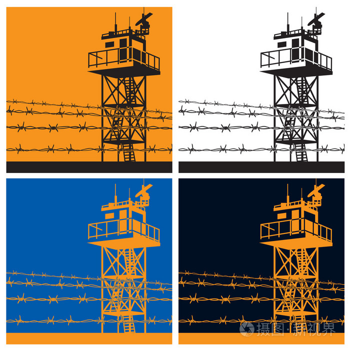 瞭望塔插画-正版商用图片0g28yq-摄图新视界