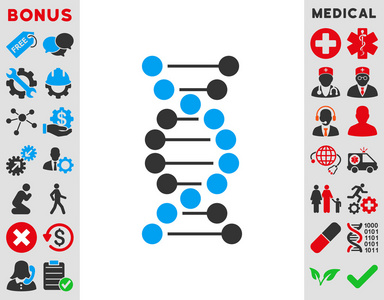 Dna 螺旋图标