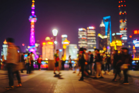 上海在夜，焦视图