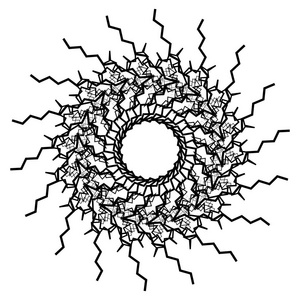 几何径向元素。抽象同心, 径向几何图案