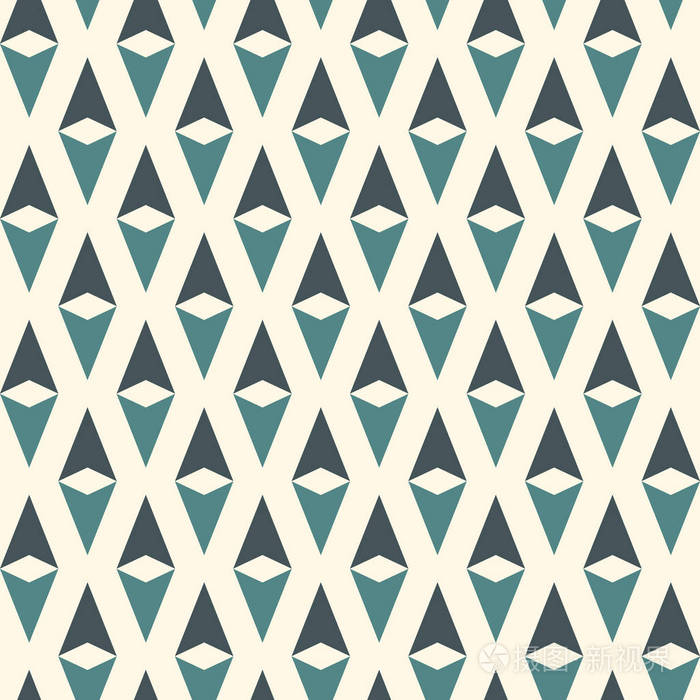 无缝图案与简单的装饰.亚皆老街壁纸.菱形和锭剂的主题.