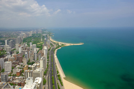 芝加哥天际线景观图片